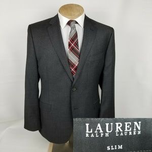Ralph Lauren Black Label Mens Sport Coat 43R Slim